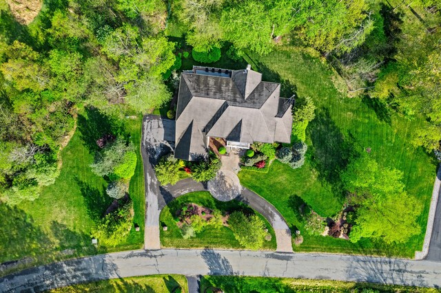 145 Rising Meadow Way E, Stroudsburg, PA 18302 - birds eye view of property with a mountain view