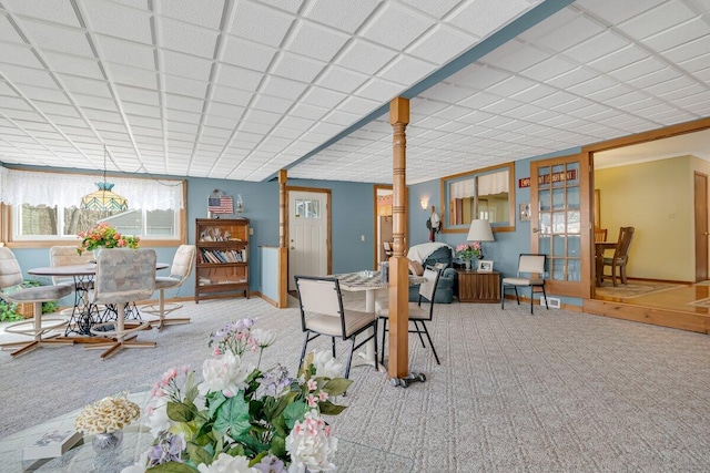148 Summit Ave, Pocono Summit, PA 18346 - dining room with baseboards and carpet