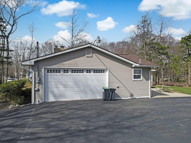 148 Summit Ave, Pocono Summit, PA 18346 - view of side of home with a chimney