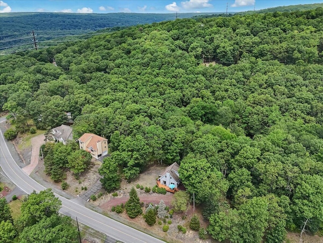 2218 Lancaster Dr, Lehman, PA 18324 - aerial view of a heavily wooded area