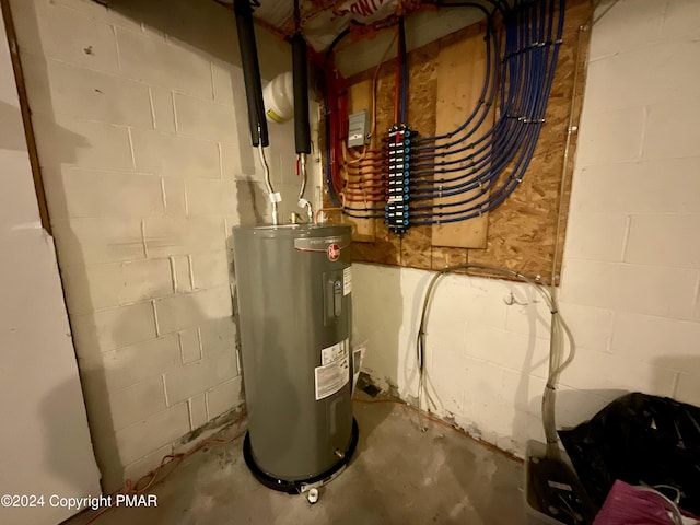 utilities featuring water heater