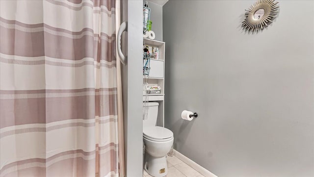 3954 Cedar Dr, Walnutport, PA 18088 - full bath with tile patterned flooring and a shower with shower curtain
