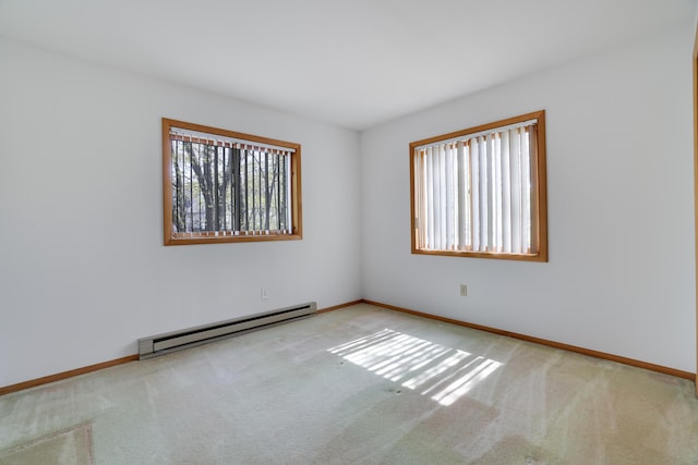 476 Hyland Dr, East Stroudsburg, PA 18301 - carpeted empty room featuring baseboards and baseboard heating