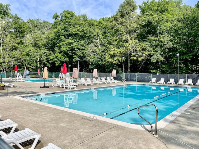 476 Hyland Dr, East Stroudsburg, PA 18301 - pool with a patio and fence