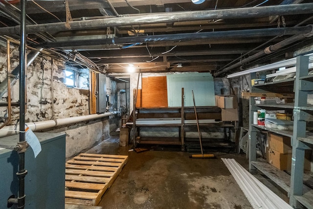 247 S 7th St, Lehighton, PA 18235 - basement with a heating unit