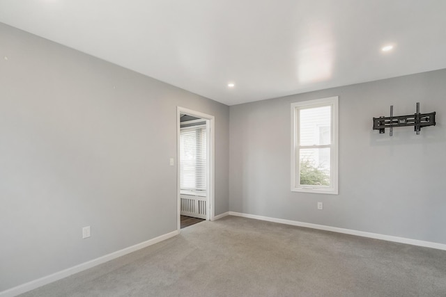 247 S 7th St, Lehighton, PA 18235 - carpeted empty room featuring baseboards and recessed lighting