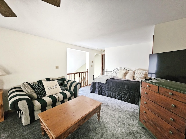 5081 Woodbridge Dr E, Bushkill, PA 18324 - bedroom with dark carpet