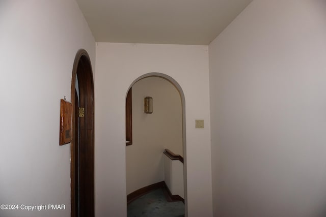 6760 Bear Creek Blvd, Bear Creek Township, PA 18702 - hall featuring arched walkways