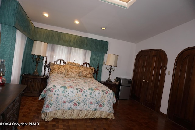 6760 Bear Creek Blvd, Bear Creek Township, PA 18702 - bedroom with fridge and recessed lighting