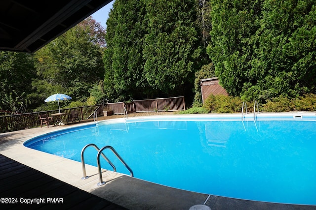 6760 Bear Creek Blvd, Bear Creek Township, PA 18702 - view of pool featuring a deck and a fenced in pool