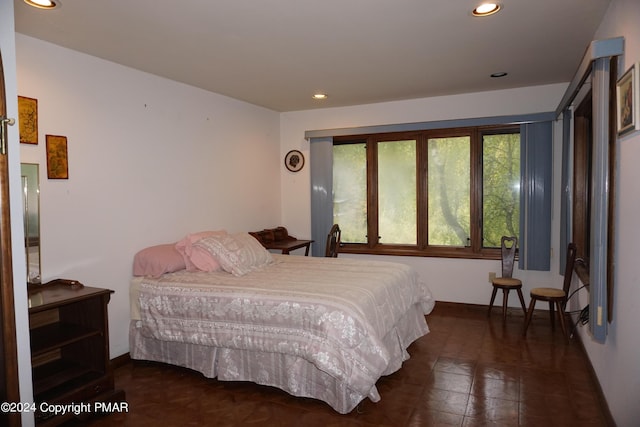 6760 Bear Creek Blvd, Bear Creek Township, PA 18702 - bedroom with baseboards and recessed lighting