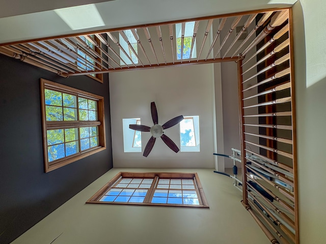 439 Cedar Dr, Long Pond, PA 18334 - empty room featuring ceiling fan
