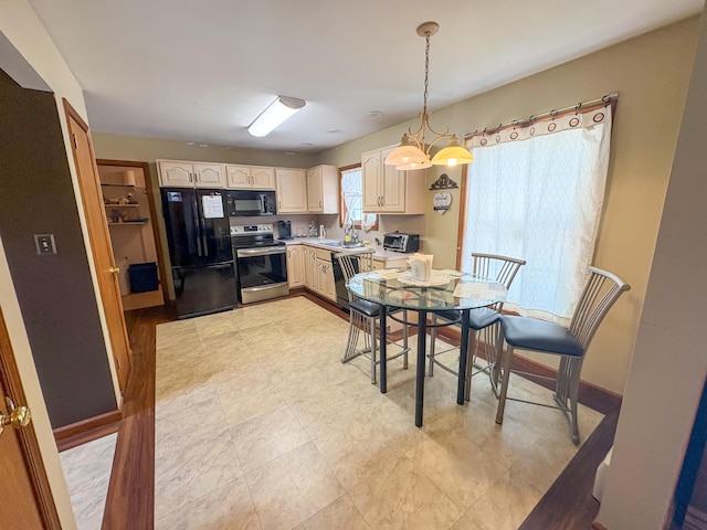 439 Cedar Dr, Long Pond, PA 18334 - dining area with baseboards