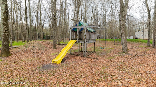 view of play area