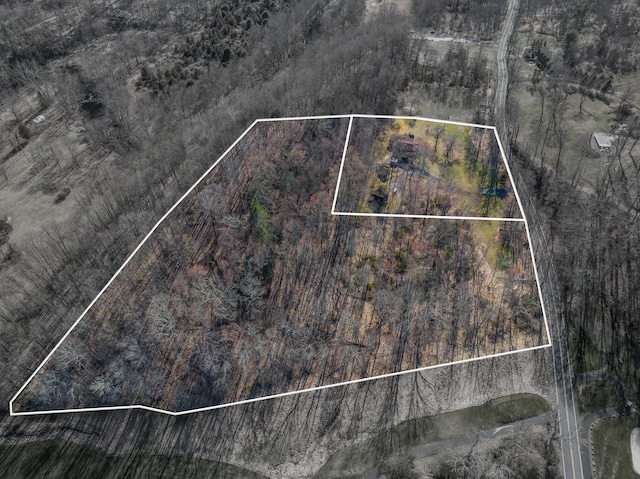 927 Hickory Valley Rd, Stroudsburg, PA 18360 - aerial overview of property's location featuring property boundaries highlighted
