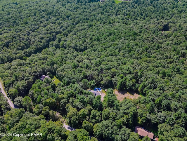 aerial view with a view of trees