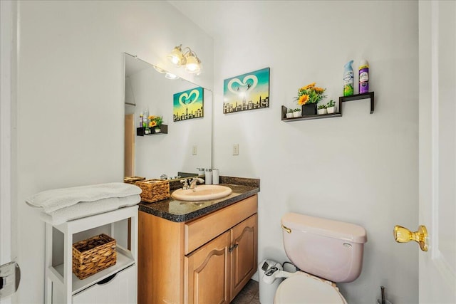 349 Mallard Ln, Bushkill, PA 18324 - half bath featuring toilet and vanity