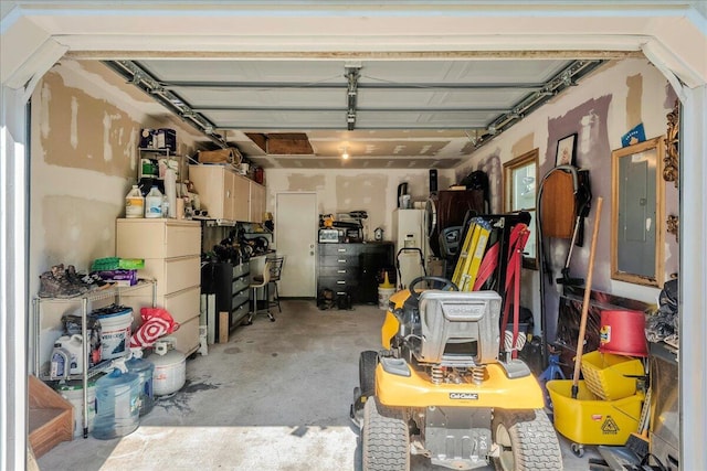 349 Mallard Ln, Bushkill, PA 18324 - garage featuring electric panel