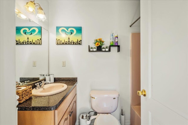 349 Mallard Ln, Bushkill, PA 18324 - full bath featuring vanity, toilet, a tub to relax in, and a shower