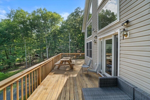 325 Chestnut Rd, East Stroudsburg, PA 18302 - view of wooden terrace