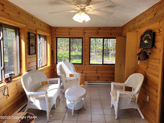 21 Cherry Ct, Clifton Township, PA 18424 - sunroom featuring a baseboard heating unit