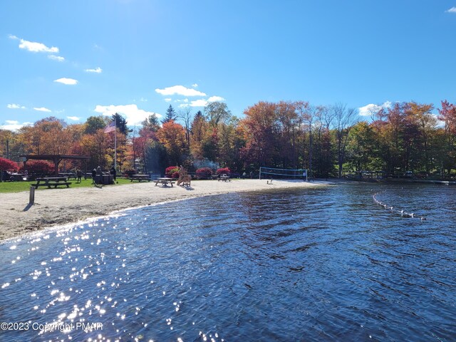 21 Cherry Ct, Clifton Township, PA 18424 - water view with a forest