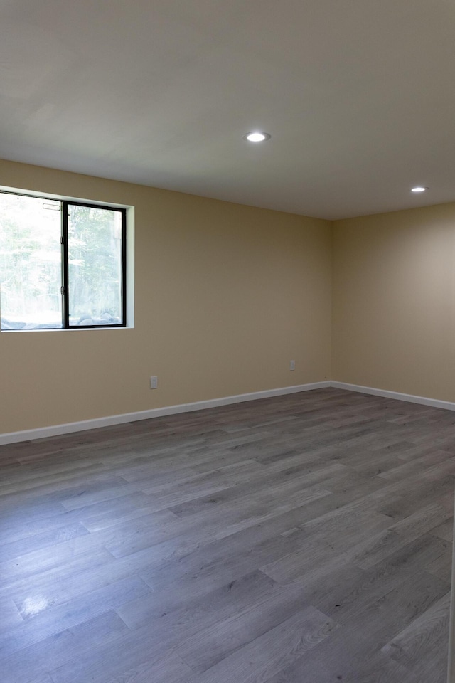 371 Ridge Cir, Cresco, PA 18326 - unfurnished room with wood finished floors and recessed lighting