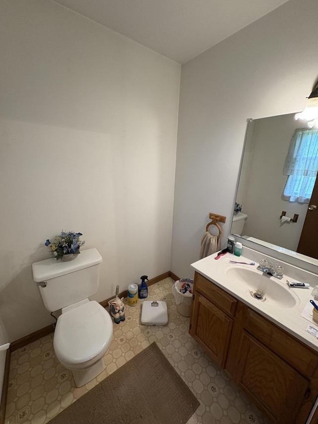 268 Shawnee Dr, East Stroudsburg, PA 18302 - half bathroom featuring tile patterned floors and vanity