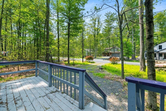 206 Maxatawny Dr, Pocono Lake, PA 18347 - view of wooden terrace
