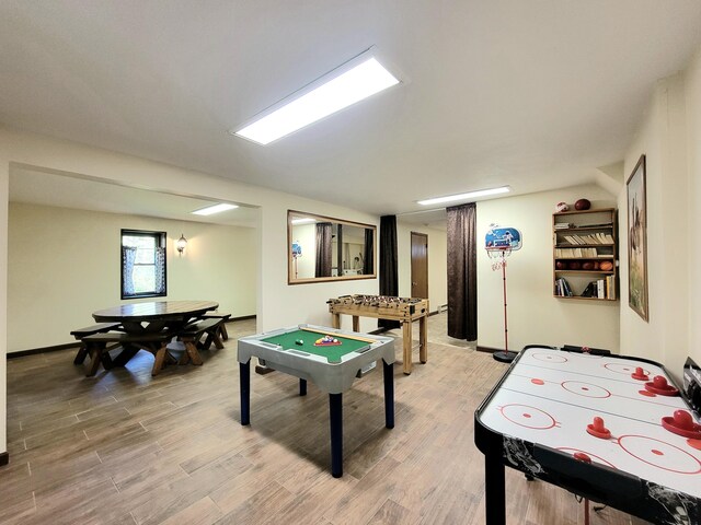 157 Seminole Trl, Tobyhanna, PA 18466 - playroom featuring light wood-style floors and baseboards