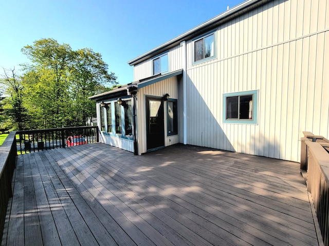 157 Seminole Trl, Tobyhanna, PA 18466 - view of wooden deck