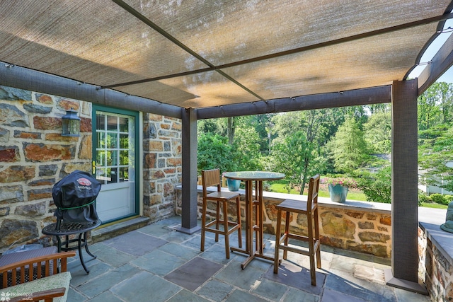 2711 Main St, Bethlehem, PA 18017 - view of patio with a pergola