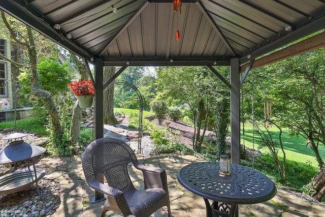 2711 Main St, Bethlehem, PA 18017 - view of patio with a gazebo