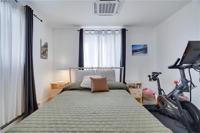 9379 Fairmount Way, Tobyhanna, PA 18466 - bedroom with a wall mounted air conditioner