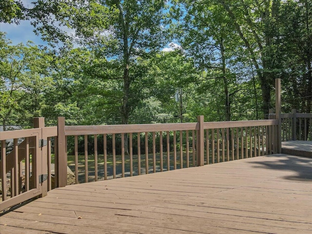 5913 NE Decker Rd NE, Bushkill, PA 18324 - view of wooden terrace