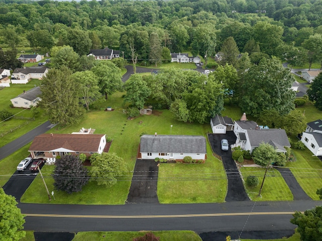 1703 Wallace St, Stroudsburg, PA 18360 - aerial view of residential area with a forest