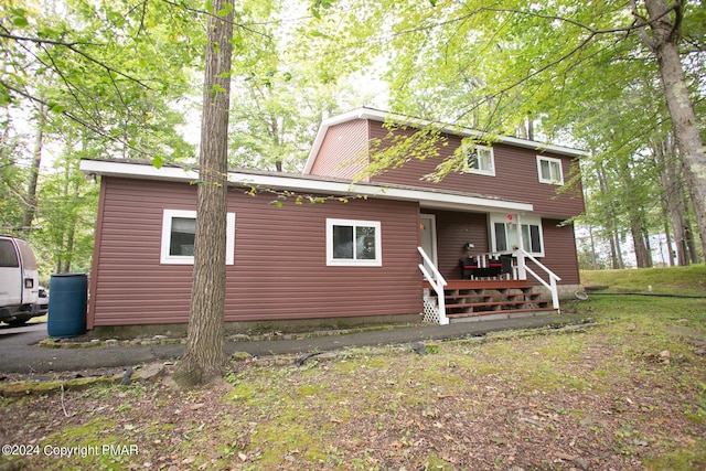 view of colonial-style house