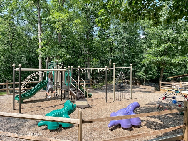 view of communal playground