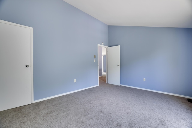 3055 Briarwood Dr, Tobyhanna, PA 18466 - carpeted spare room with lofted ceiling and baseboards