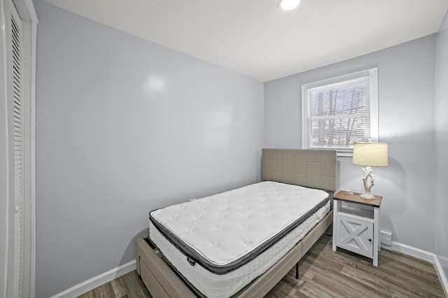 202 Palomino Pl, Tobyhanna, PA 18466 - bedroom with baseboards and dark wood-type flooring