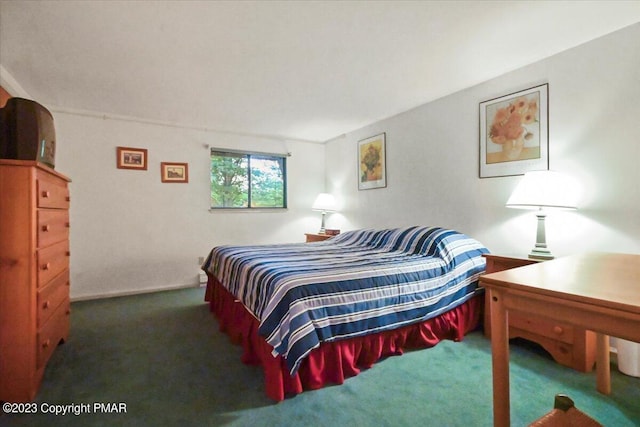 bedroom featuring carpet floors