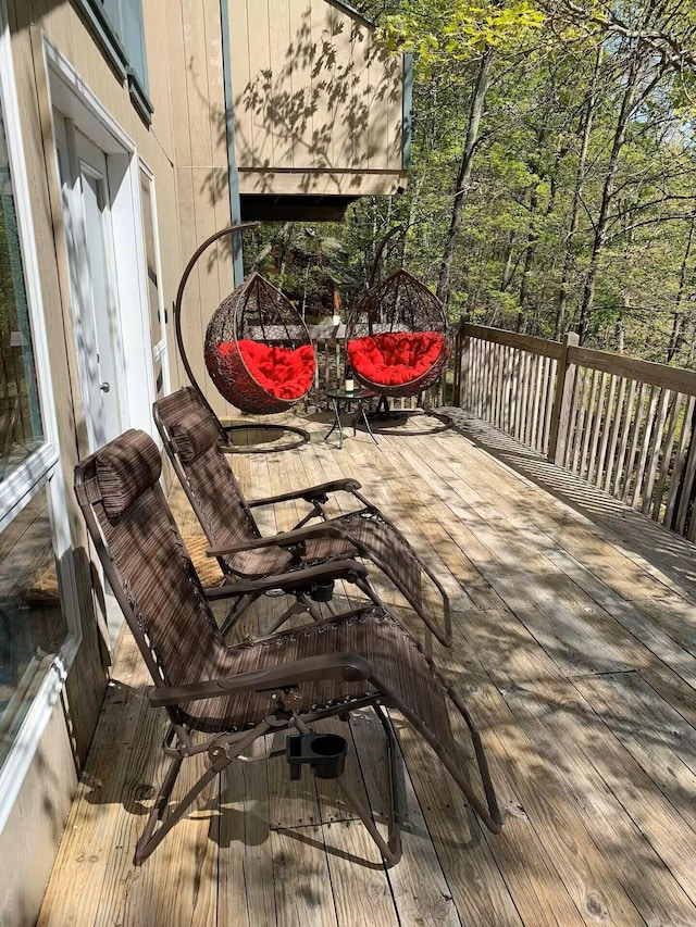 251 Dorchester Dr, Bushkill, PA 18324 - wooden deck featuring outdoor dining area