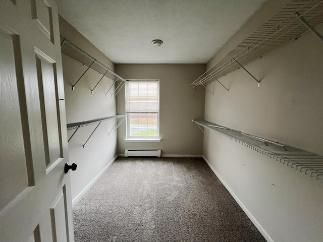 211 Beaver Dam Rd, Long Pond, PA 18334 - spacious closet featuring baseboard heating and carpet