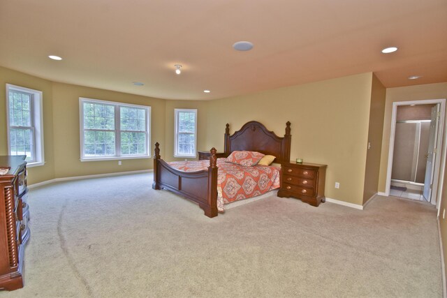 210 Edwin Ln, Stroudsburg, PA 18360 - carpeted bedroom with baseboards and recessed lighting