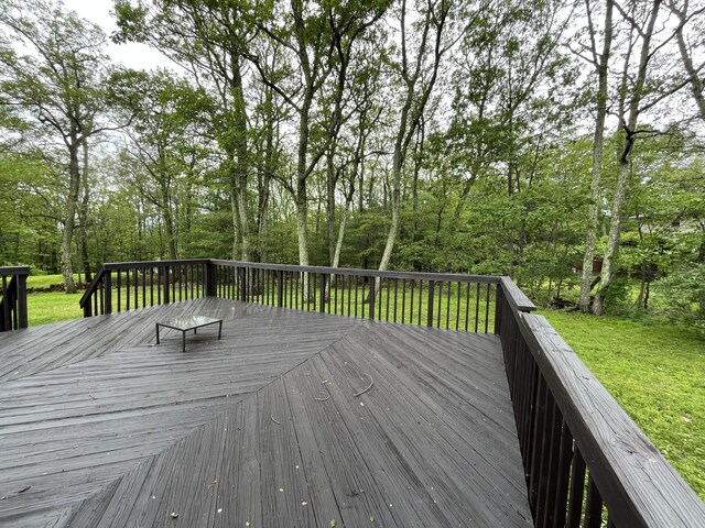 3015 Mountain Ter, Stroudsburg, PA 18360 - deck featuring a yard