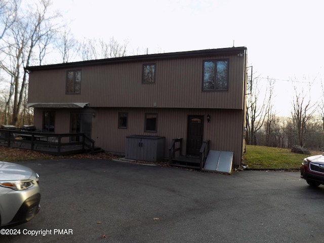 view of rear view of house