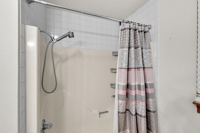 4620 Buck Valley Cir E, Stroudsburg, PA 18301 - full bathroom featuring shower / tub combo with curtain
