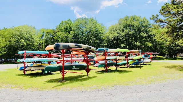 289 Towamensing Trl, Albrightsville, PA 18210 - view of vehicle parking with view of wooded area