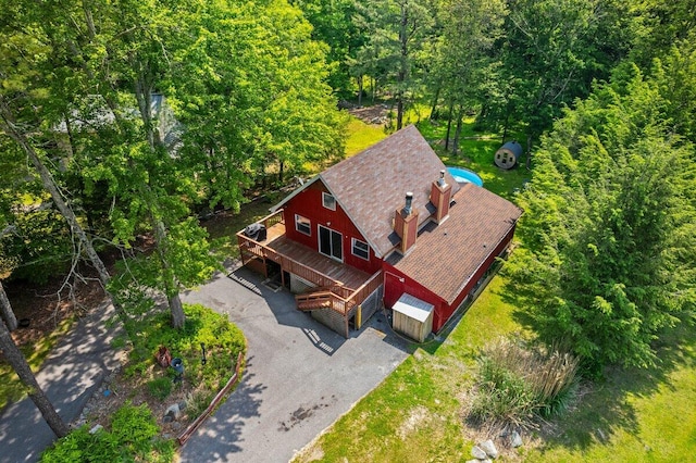 322 Clubhouse Dr, East Stroudsburg, PA 18302 - aerial view of property and surrounding area