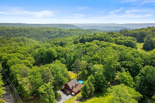 322 Clubhouse Dr, East Stroudsburg, PA 18302 - aerial view of a forest and mountains
